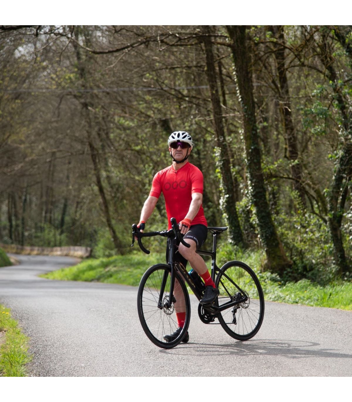Ecoon Camiseta Manga Corta Ciclismo Galibier Red | ultraligero