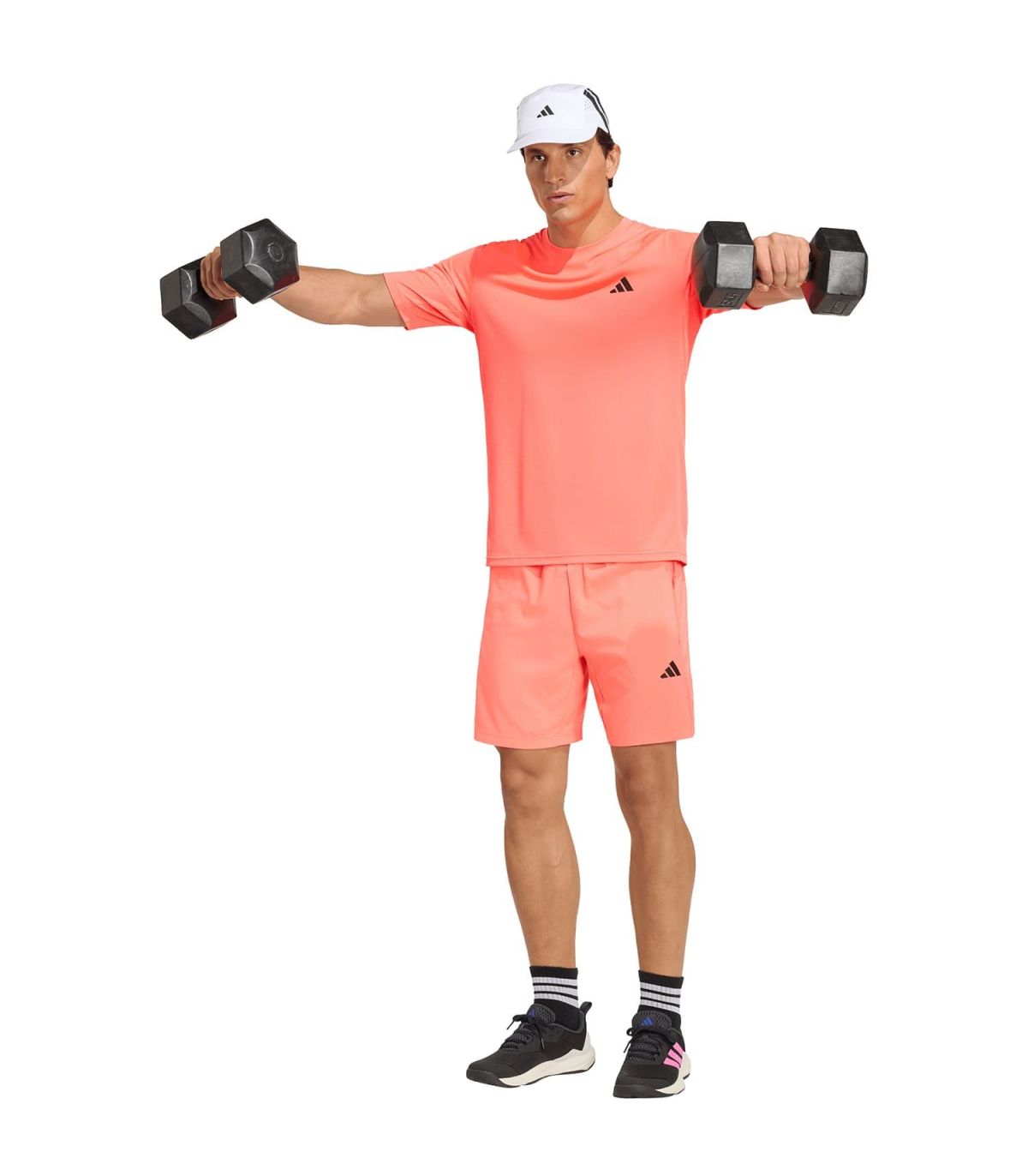 Adidas Camiseta We Bas Naranja Fluor | running nocturno