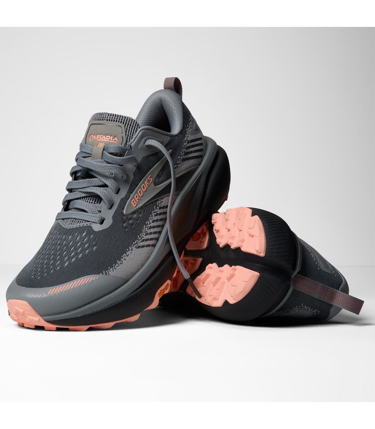 Brooks Cascadia 20 Mujer | suela vibram pisada neutra