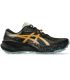 Zapatillas de trail running Asics Trabuco 14 en color kaki para montaña con máxima tracción.