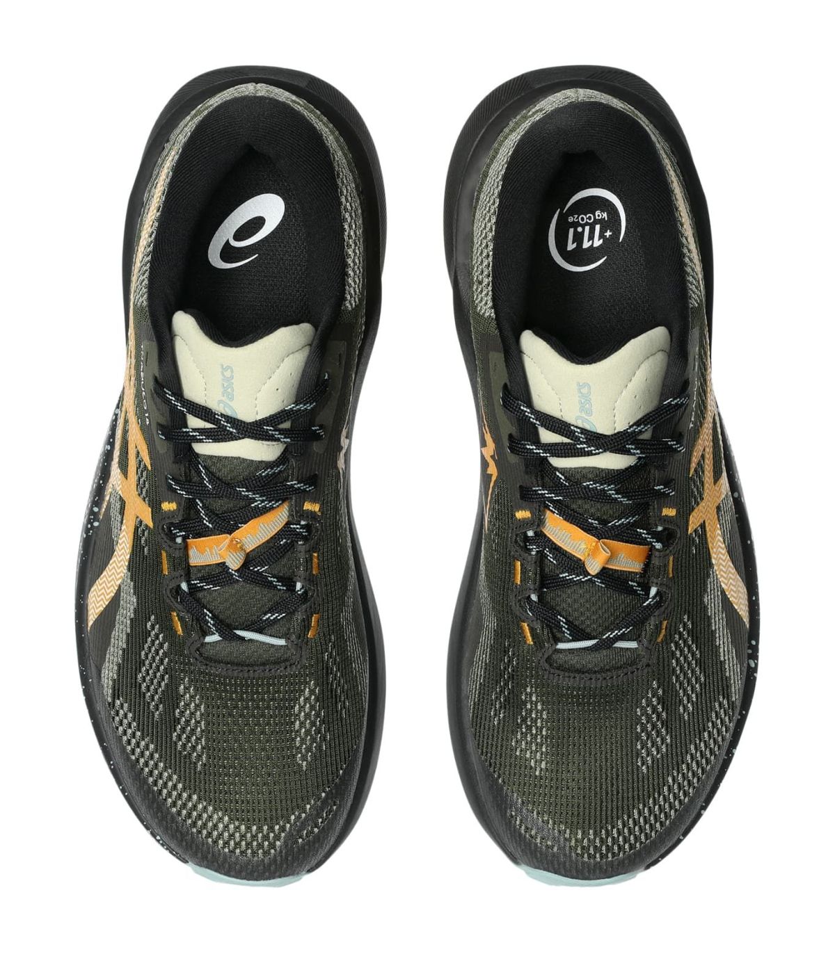 Asics Trabuco 14 Kaki | zapatillas trail drop 8