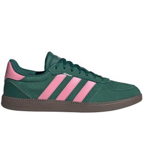 Zapatillas Adidas Breaknet Sleek 93 para mujer en color verde de estilo tenis clásico.