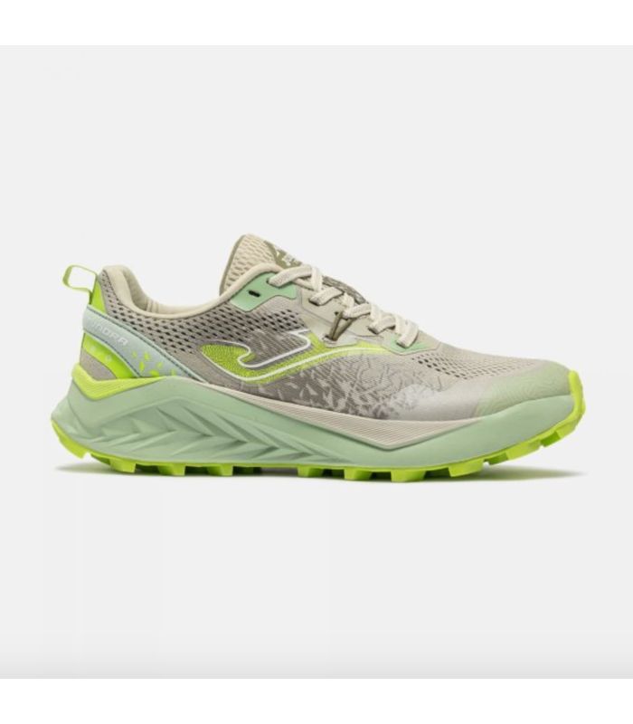 Zapatillas de trail running Joma Tundra Lady 2625 Beige para mujer con suela de alta tracción.