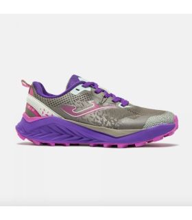 Zapatillas trail running mujer Joma Tundra Lady 2624 moradas con suela de alta tracción.