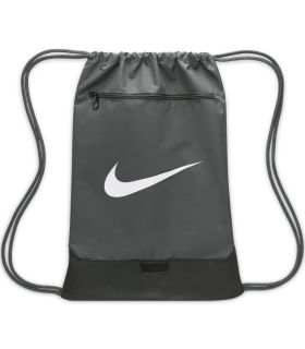 Bolsa de gimnasio unisex Brasilia Gym Sack gris con cierre de cordón ajustable
