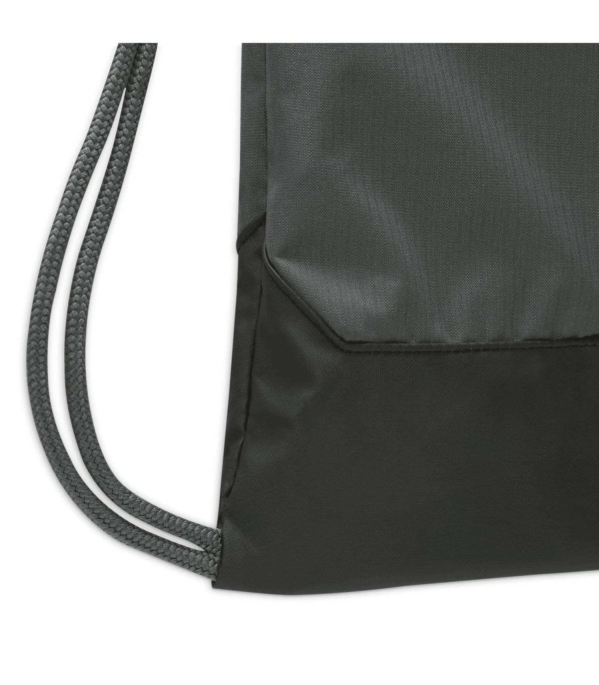 Brasilia Gym Sack Gris | bolsillo frontal cremallera
