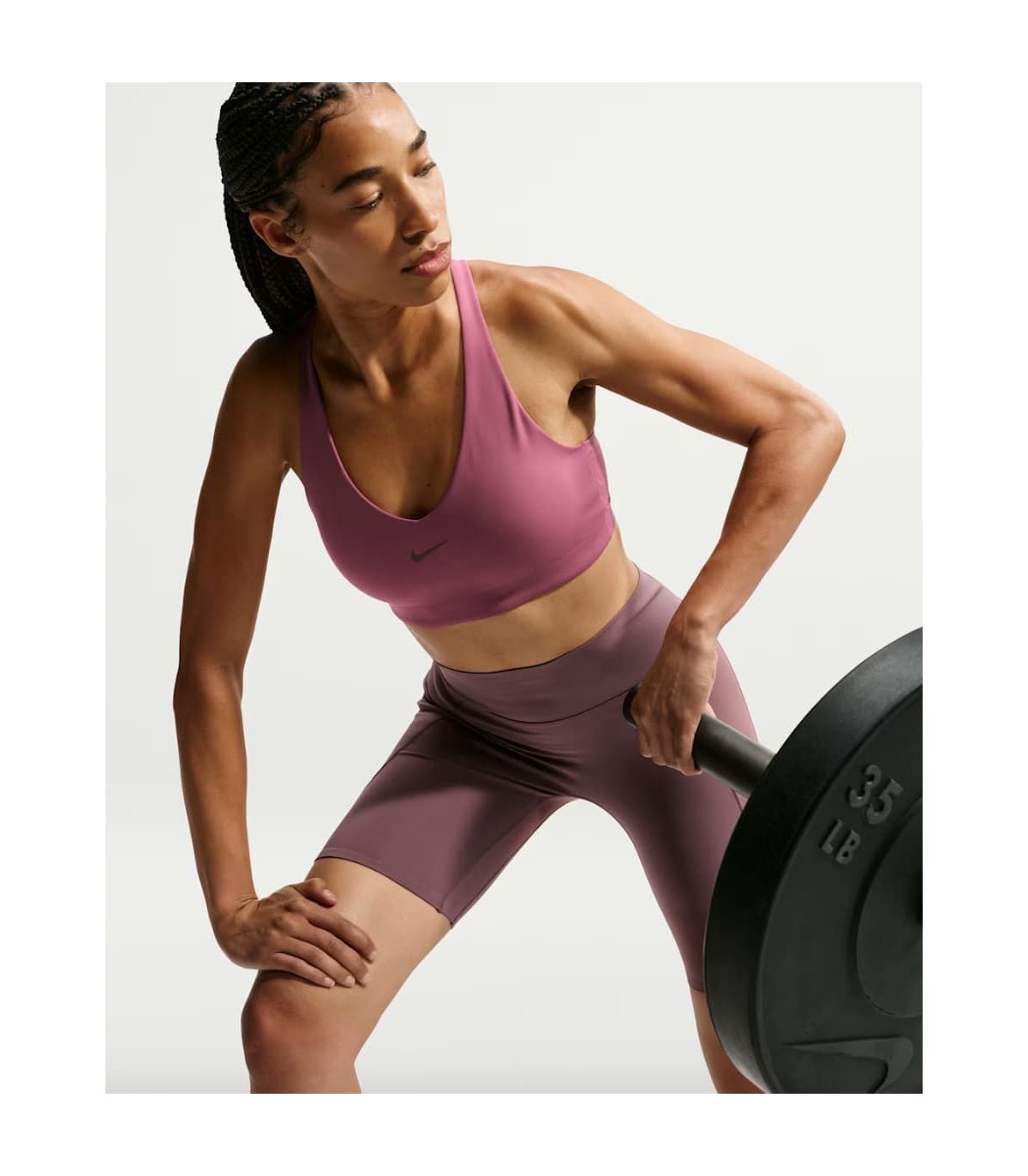 Nike Sujetador Deportivo Universa | soporte anatómico rosa