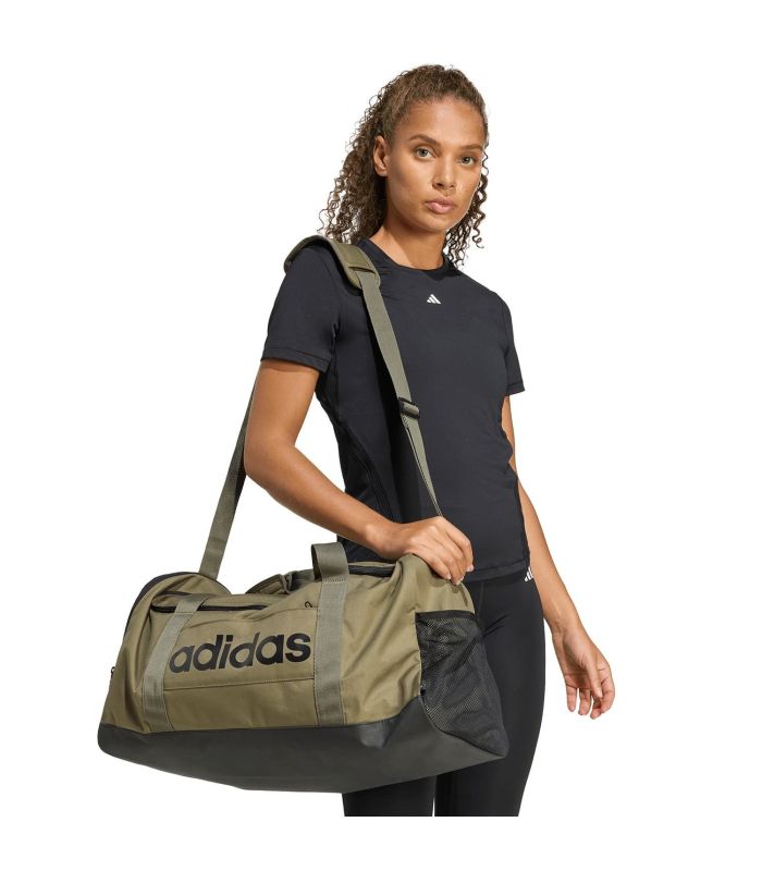 Adidas Bolsa de Deporte Mediana Linear Kaki | asa acolchada