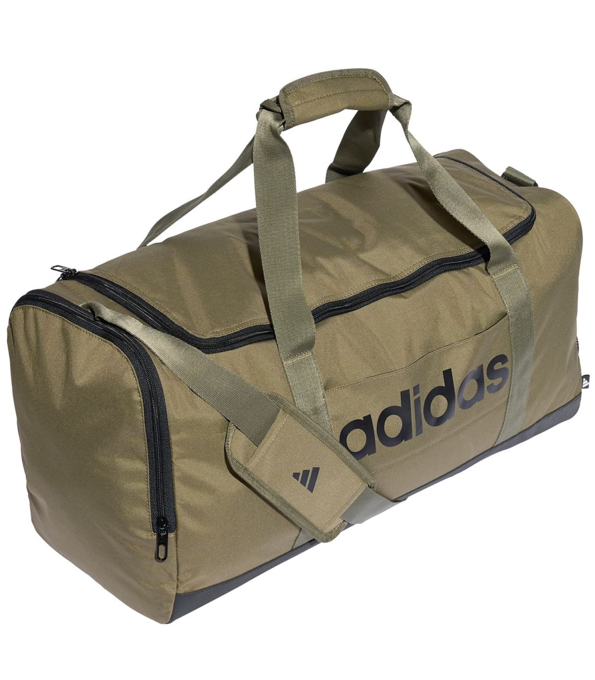Adidas Bolsa de Deporte Mediana Linear Kaki | asa acolchada