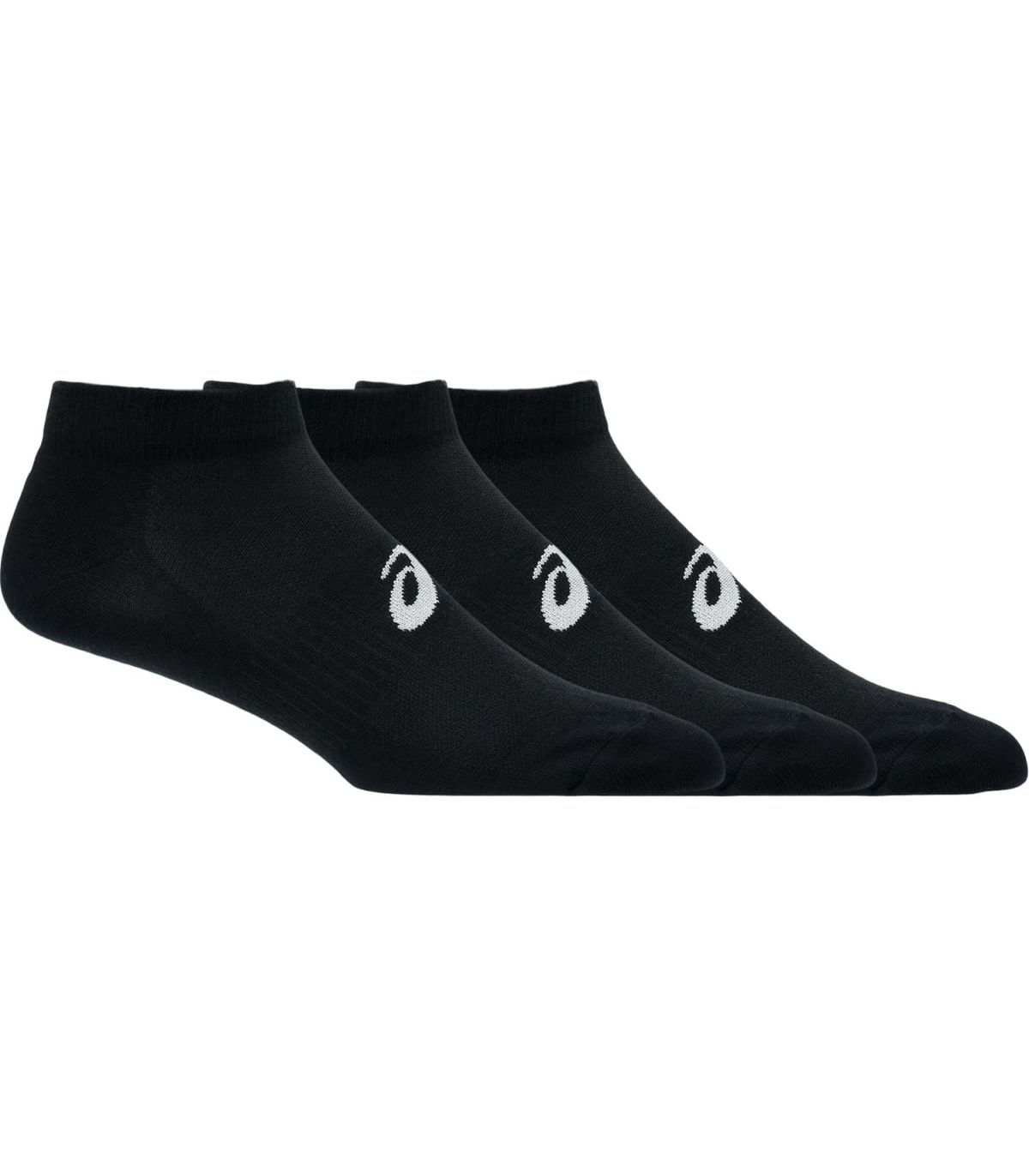 Pack de 3 calcetines tobilleros Asics negros deportivos y transpirables para entrenamiento