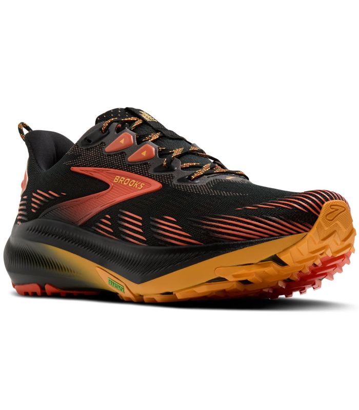 Brooks Ghost Trail Negro | drop 8 mm tracción TrailTack