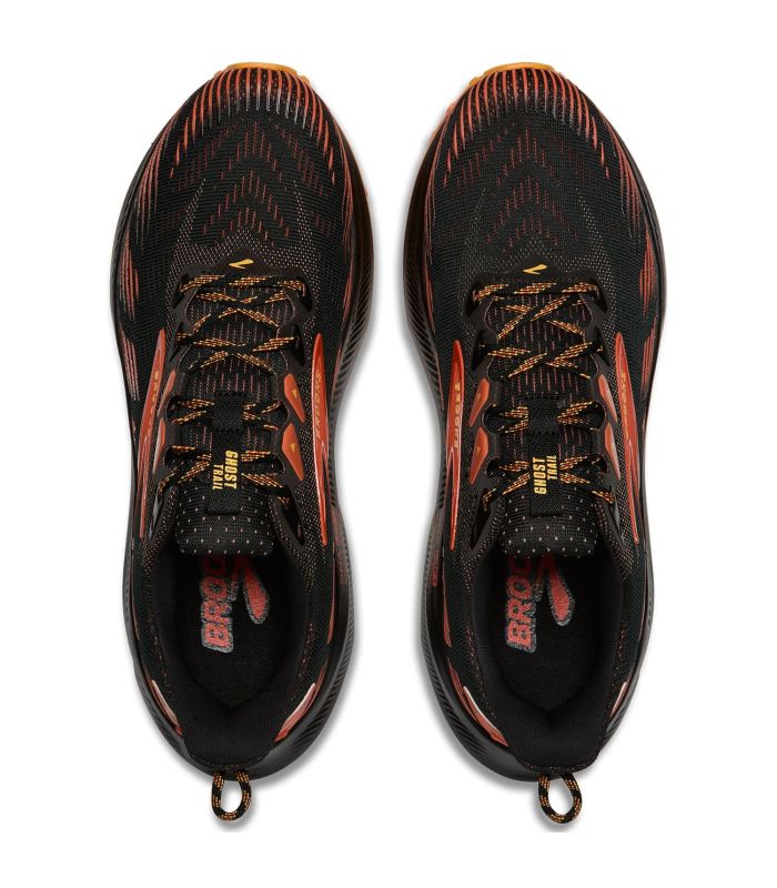 Brooks Ghost Trail Negro | drop 8 mm tracción TrailTack