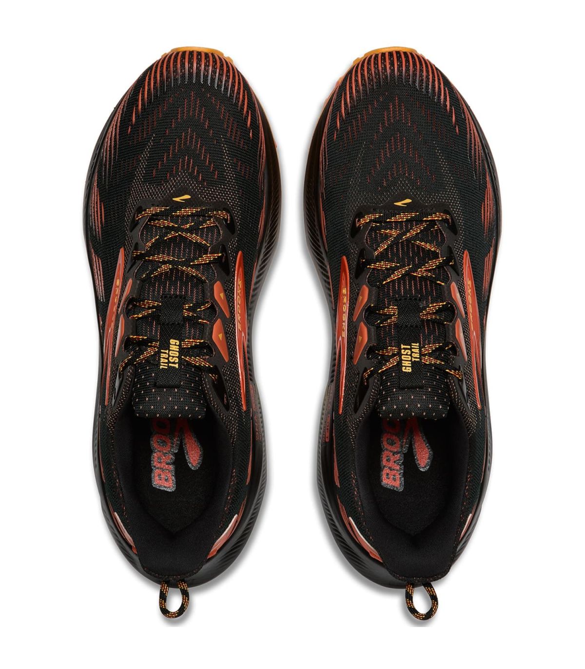 Brooks Ghost Trail Negro | drop 8 mm tracción TrailTack