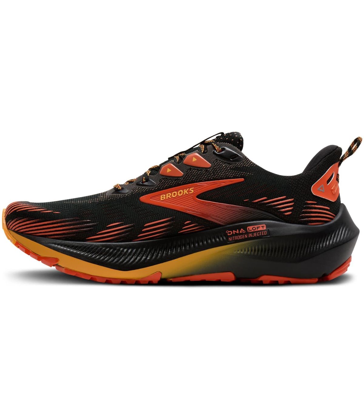 Brooks Ghost Trail Negro | drop 8 mm tracción TrailTack
