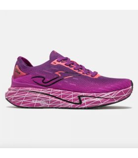 Zapatillas de running para mujer Joma Viper Lady en color burdeos con amortiguación neutra