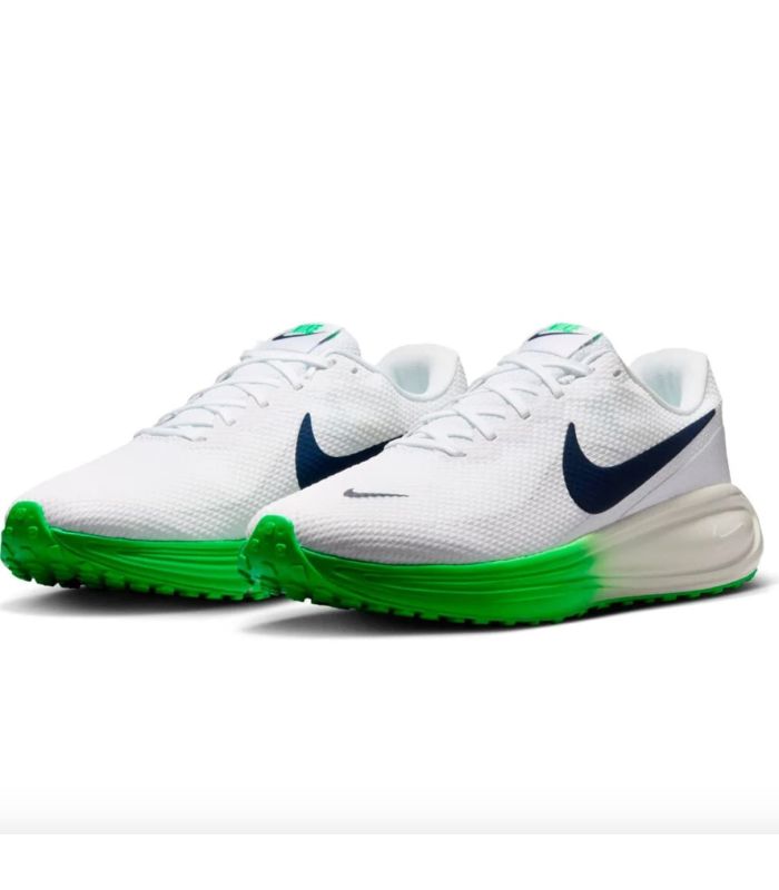 Nike Zapatillas Revolution 8 Blanco | suela verde degradada