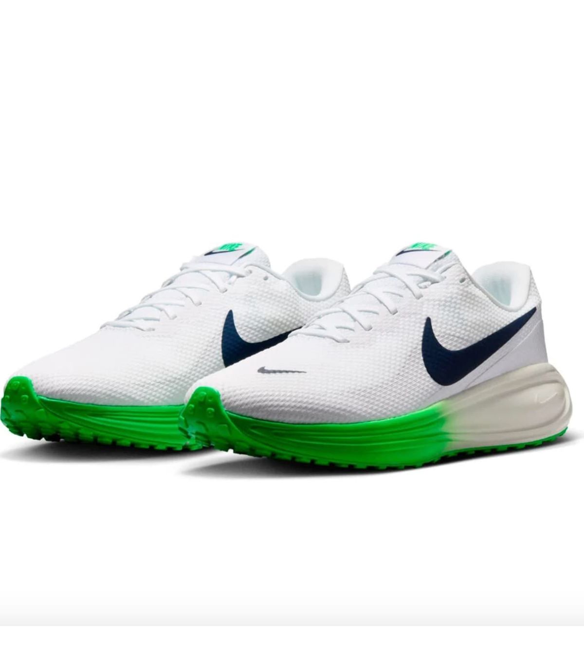 Nike Zapatillas Revolution 8 Blanco | suela verde degradada