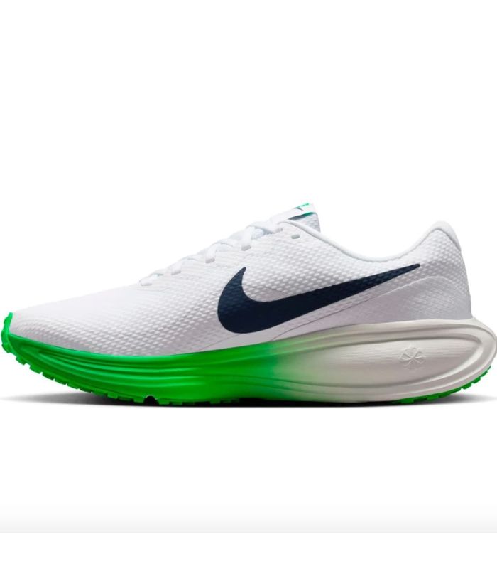 Nike Zapatillas Revolution 8 Blanco | suela verde degradada