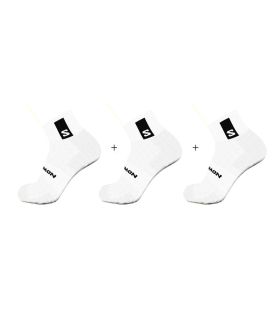 Salomon Calcetines Everyday Ankle 3 Pack Blanco | caña baja