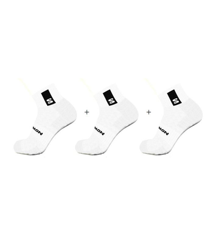 Salomon Calcetines Everyday Ankle 3 Pack Blanco | caña baja