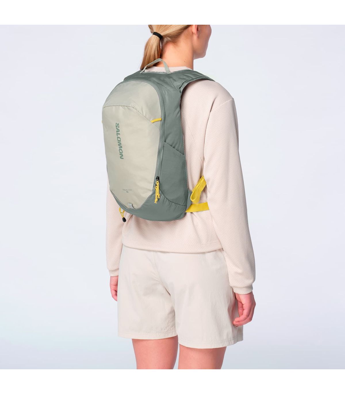 Salomon Mochila Trailblazer 10 Verde | tirantes de malla