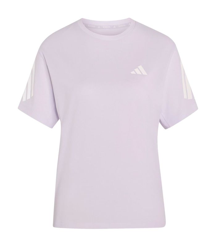 Camiseta técnica de running Adidas Adi365 rosa para mujer transpirable