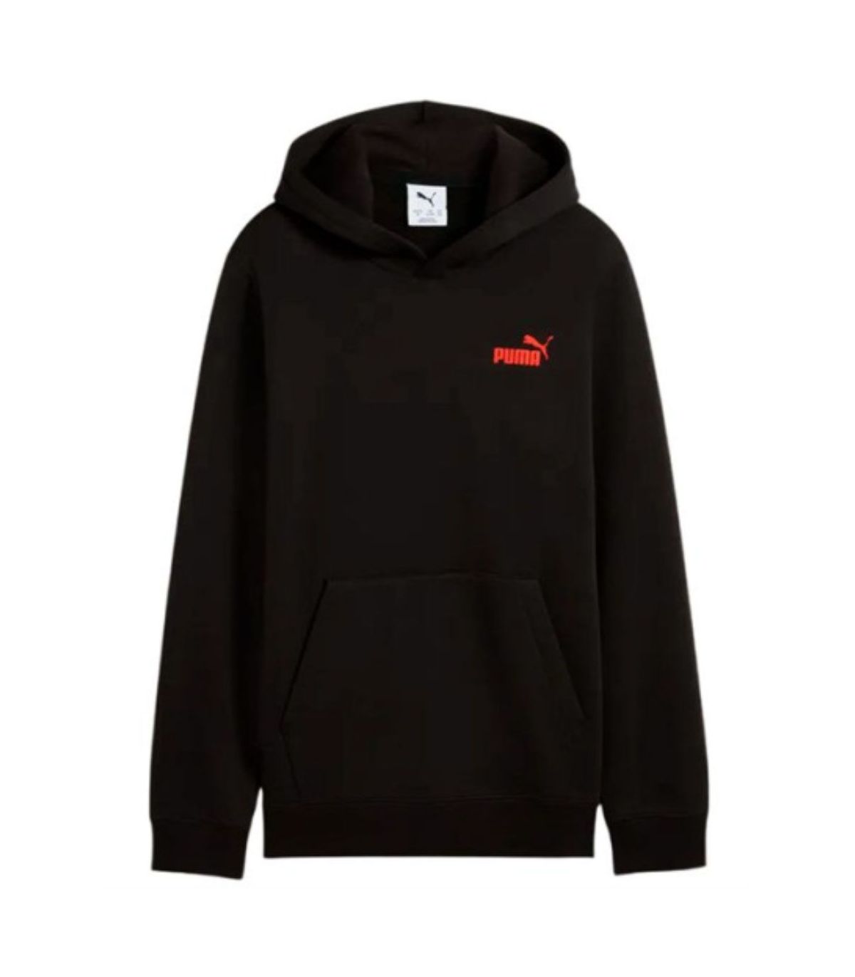 Sudadera Puma Ess Logo Lab deportiva negra para niño con logotipo frontal