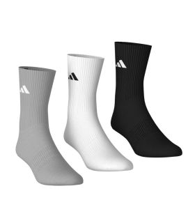 Pack de 3 calcetines acolchados Adidas Crew Cushioned multicolor para entrenamiento y running