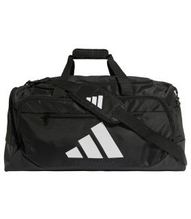 Bolsa de entrenamiento Adidas Defender mediana negra con compartimento para calzado