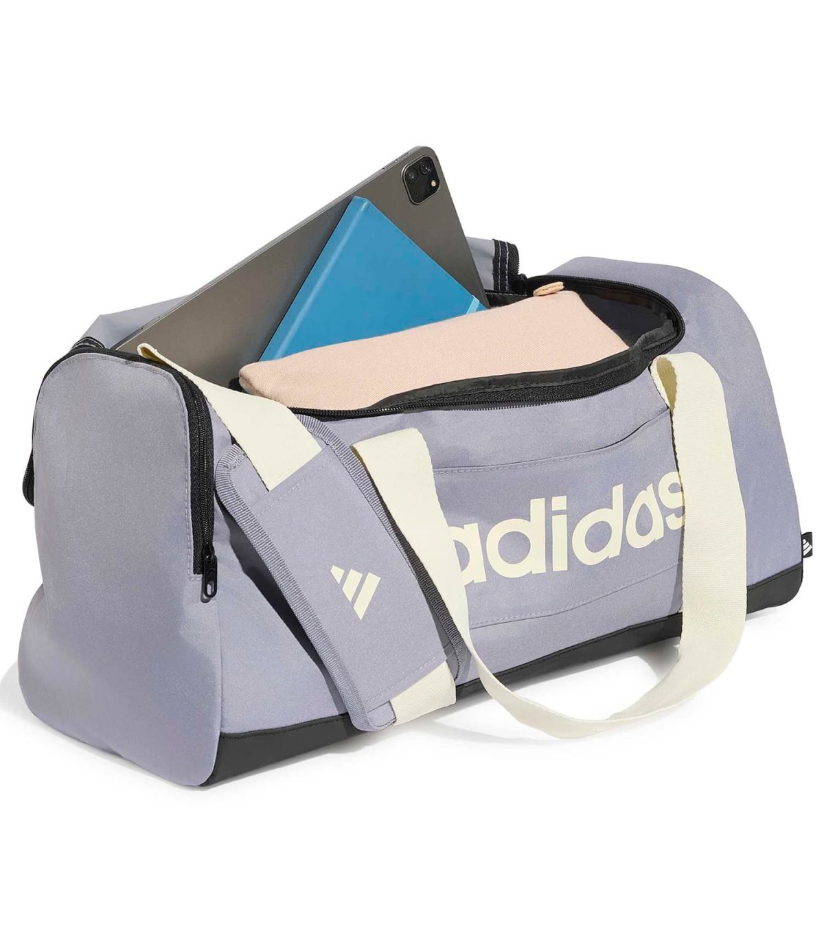Adidas Bolsa de Deporte Pequeña Linear Morado | almohadilla