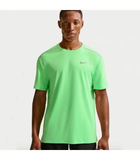 Camiseta técnica de running Nike Dri-FIT Miller color verde lima