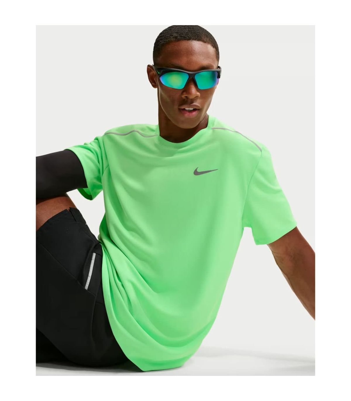 Nike Camiseta Running Dri-FIT Miller Lima | reflectante