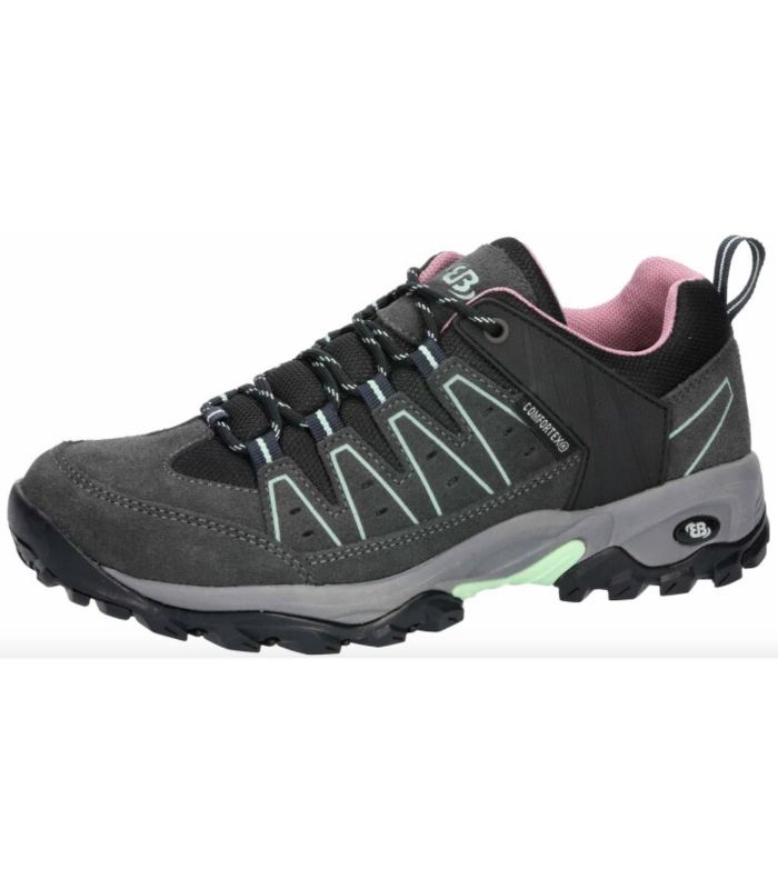 Zapatillas trekking impermeables Bruetting Mount Pinos Low Charcoal para mujer