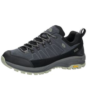 Zapatillas de montaña Bruetting Mount Sellery Comfortex gris impermeables con suela Vibram