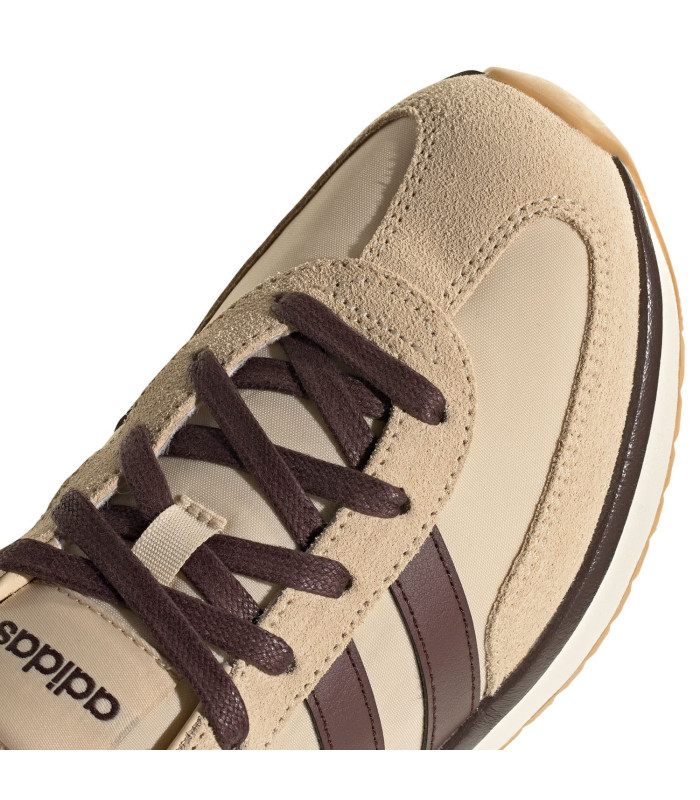 Adidas Run 70s 2.0 26 | serraje beige y bandas marrones
