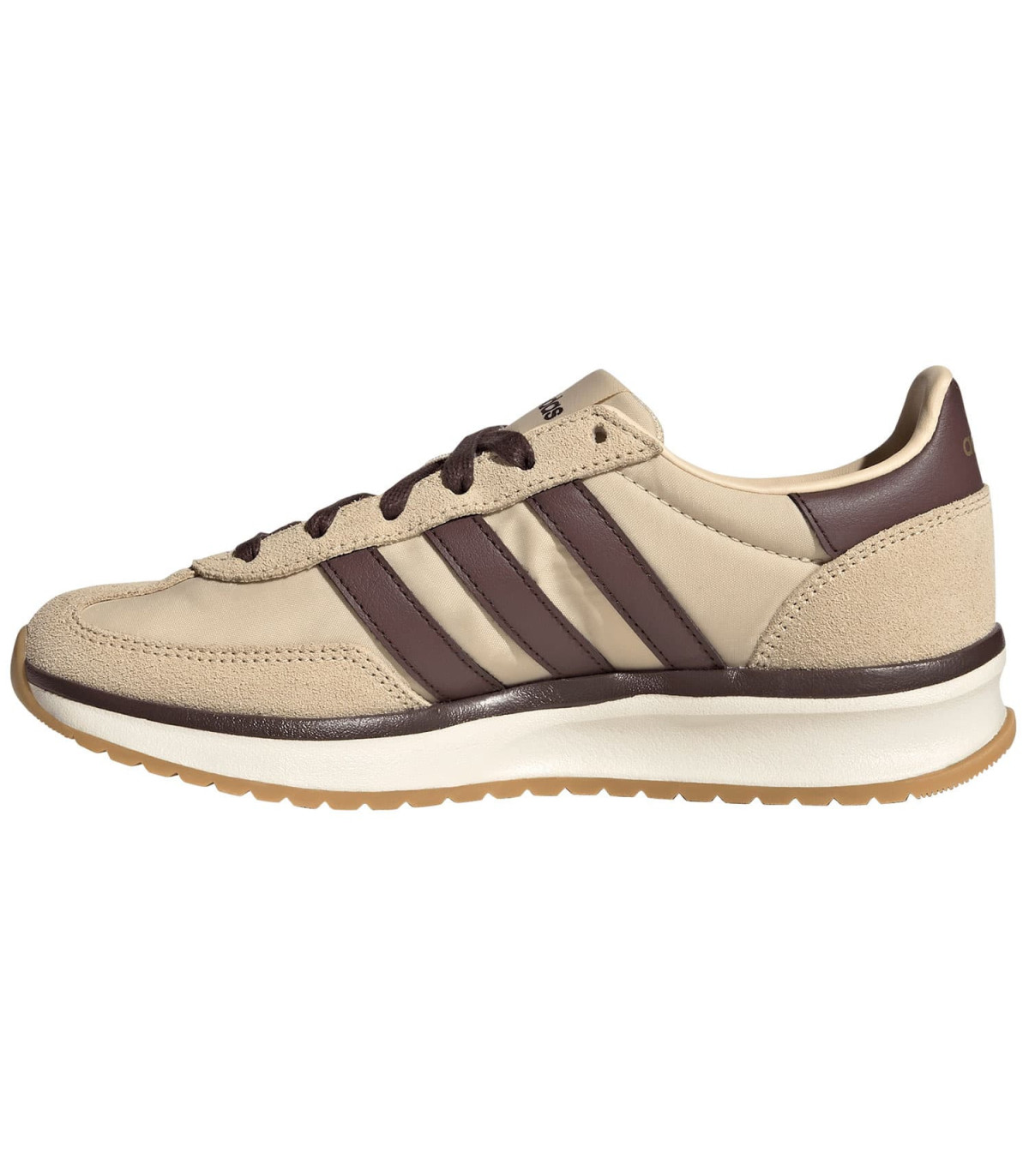 Adidas Run 70s 2.0 26 | serraje beige y bandas marrones