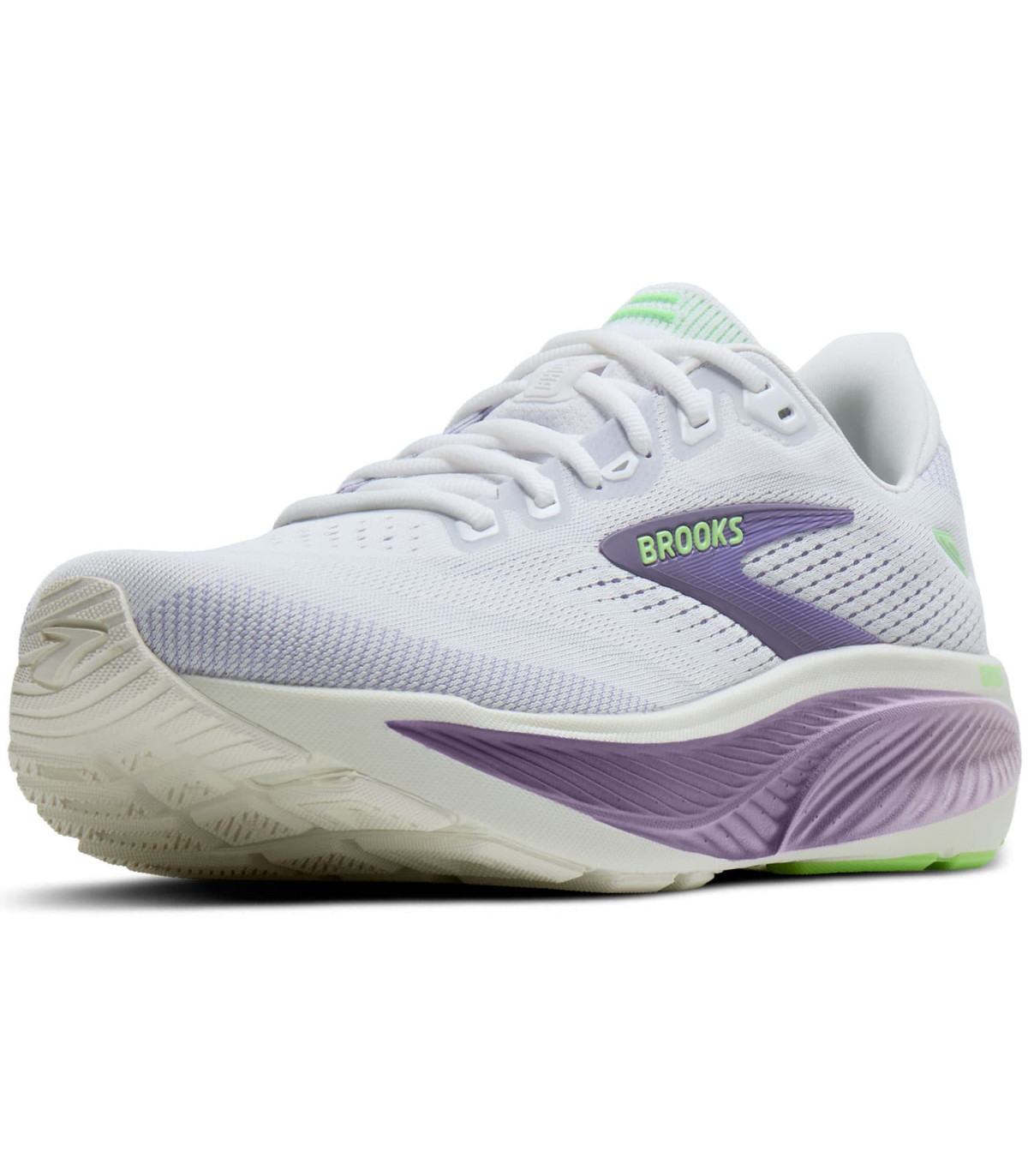 Brooks Ghost 18 Mujer | entresuela estriada morada 260g