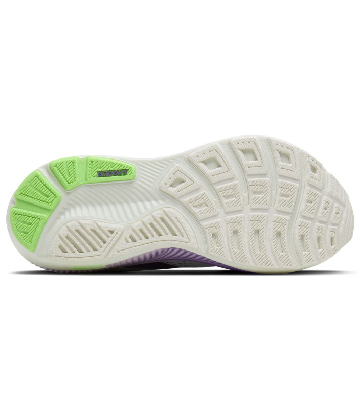 Brooks Ghost 18 Mujer | entresuela estriada morada 260g