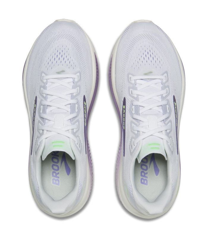 Brooks Ghost 18 Mujer | entresuela estriada morada 260g