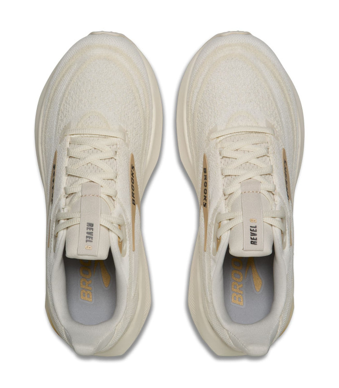 Brooks Zapatillas Revel 9 Mujer | talón estriado dorado