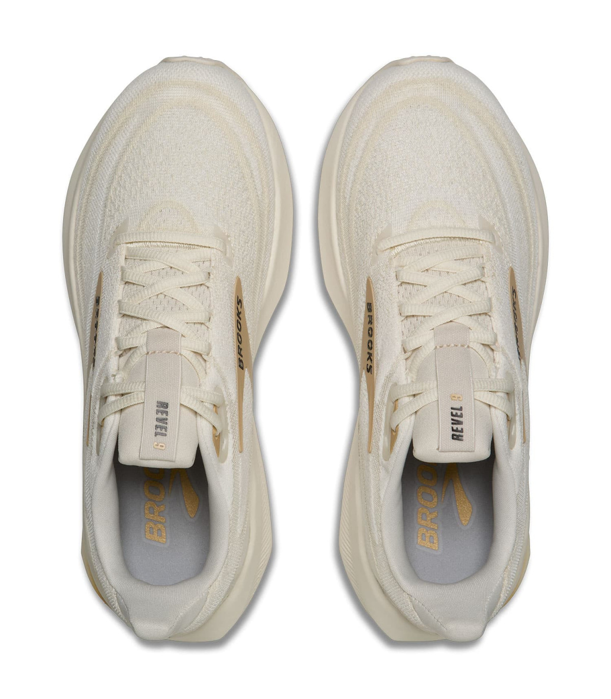 Brooks Zapatillas Revel 9 Mujer | talón estriado dorado