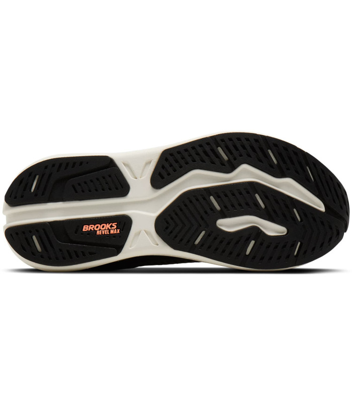 Brooks Zapatillas Revel Max Negro Mujer | talón estriado