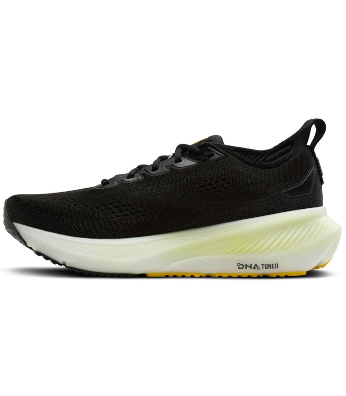 Brooks Zapatillas Glycerin 23 Negro | ribete amarillo y azul